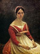 Jean Baptiste Camille  Corot Madame Legois oil